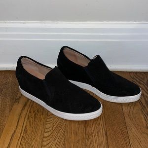 Size 13 Caslon black wedge sneakers